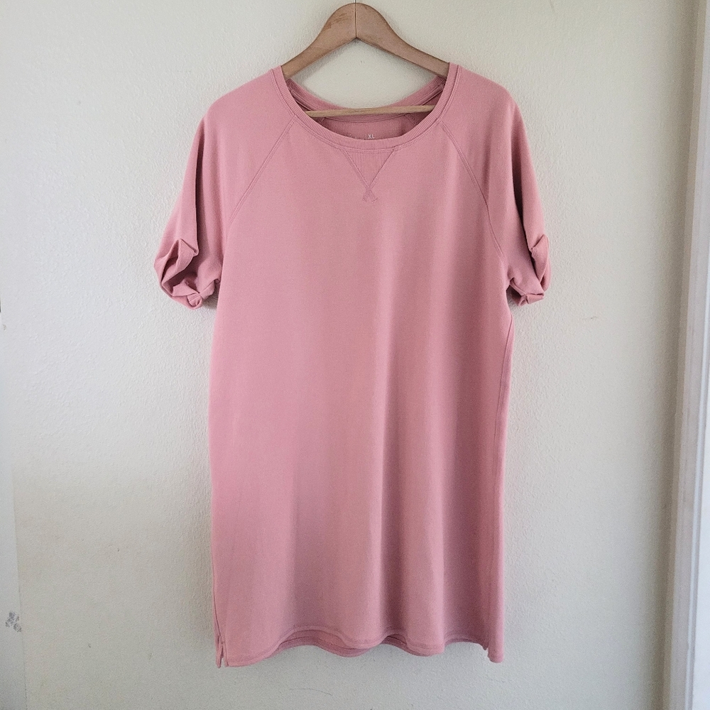 Flirtitude Active pink soft long shirt XL